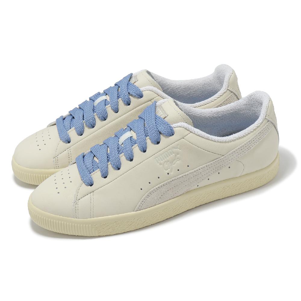 PUMA 彪馬 休閒鞋 Clyde Basketball Nostalgia 男鞋 卡其 藍 皮革 低筒 復古 板鞋 39537401