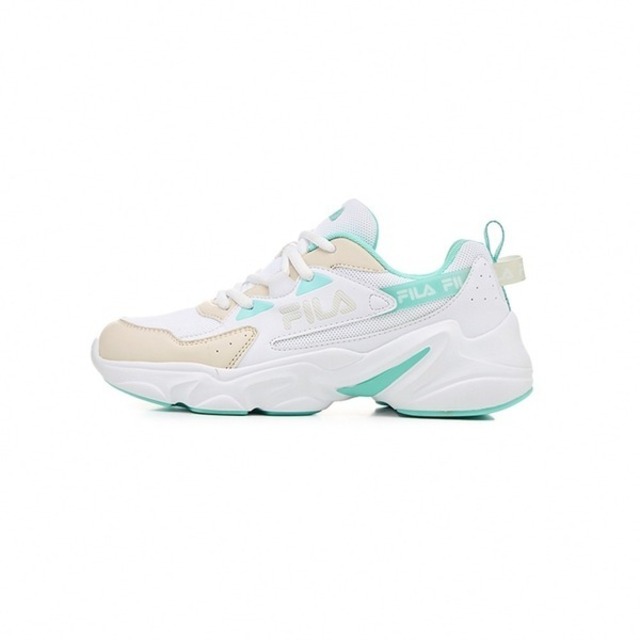 Fila Fila Hidden Tape 10 [5-C329Z-565] 女 運動休閒鞋 舒適 穿搭 厚底鞋 老爹鞋 白綠