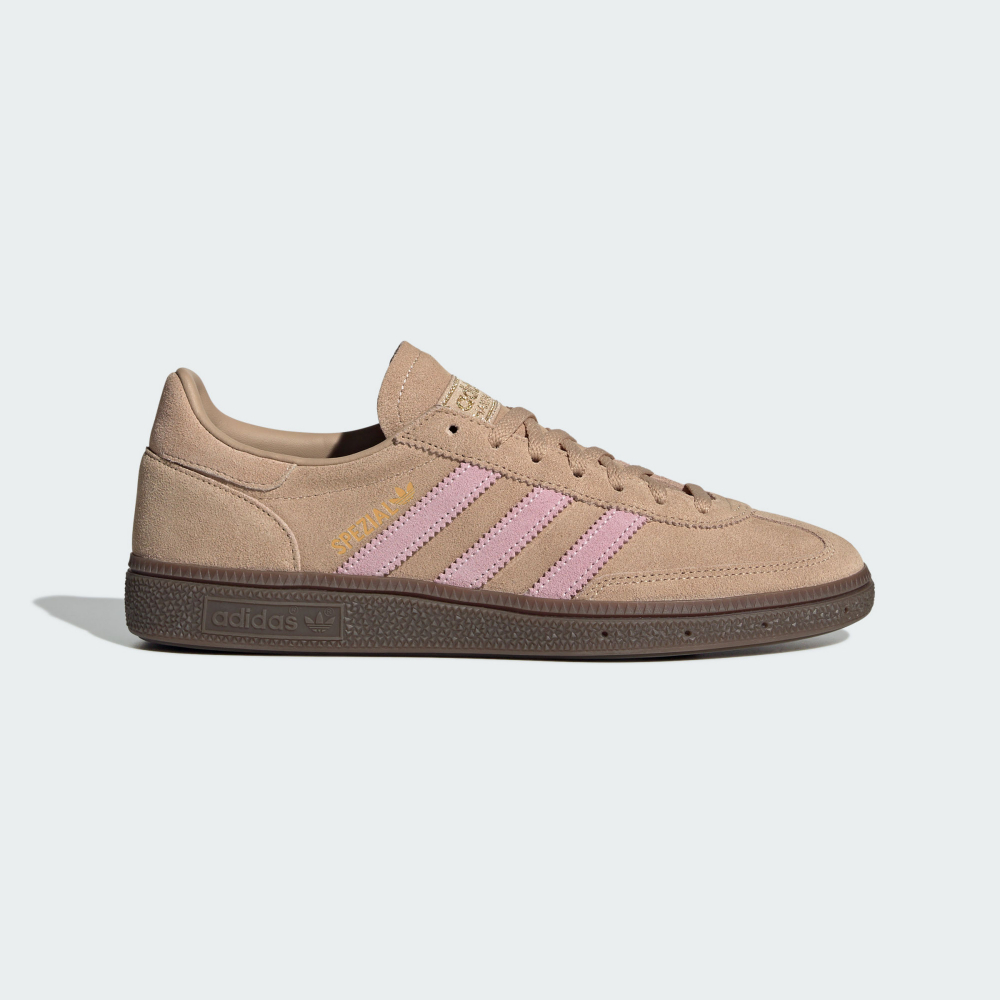 adidas 愛迪達 HANDBALL SPEZIAL W 休閒鞋 女 卡其粉-JI2651
