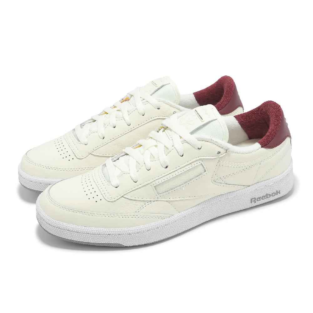 Reebok 休閒鞋 Club C 85 Vintage 男鞋 女鞋 米白 紅 40週年 仿舊 低筒 復古 100209026