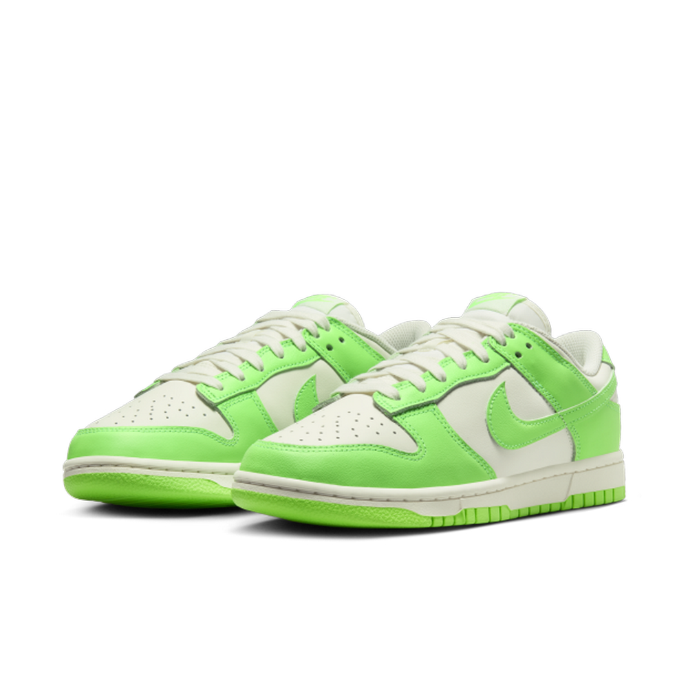 NIKE 耐吉 W DUNK LOW 女 休閒鞋 白色 螢光綠-HV0842133