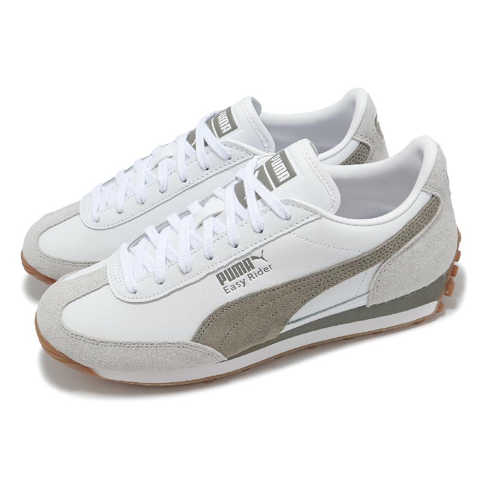 PUMA 彪馬 休閒鞋 Easy Rider Mix 男鞋 女鞋 白 綠 膠底 復古 麂皮 拼接 情侶鞋 39902506