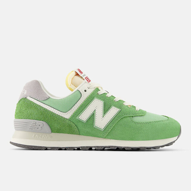 New Balance 紐巴倫 New Balance [U574RCC] 男女 復古鞋 運動 休閒 D楦 NB 574 舒適 緩震 麂皮 穿搭 青綠