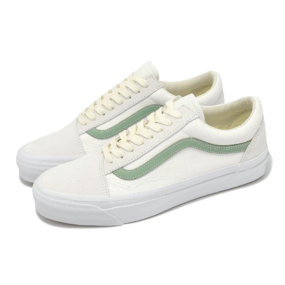 VANS 休閒鞋 Lx Old Skool 男鞋 女鞋 Premium 白 綠 麂皮 經典 板鞋 VN000D56ESK