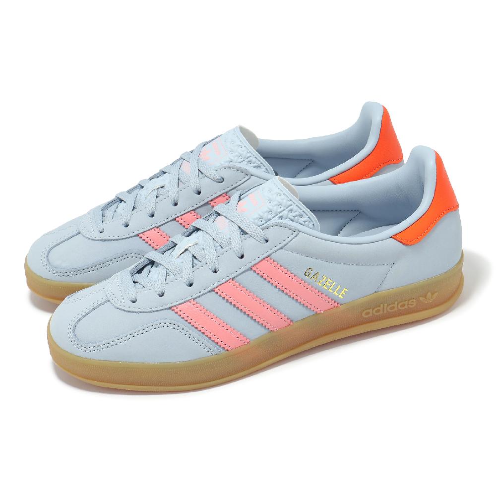 adidas 愛迪達 休閒鞋 Gazelle Indoor W 女鞋 藍 粉紅 膠底 復古 愛迪達 JI2720