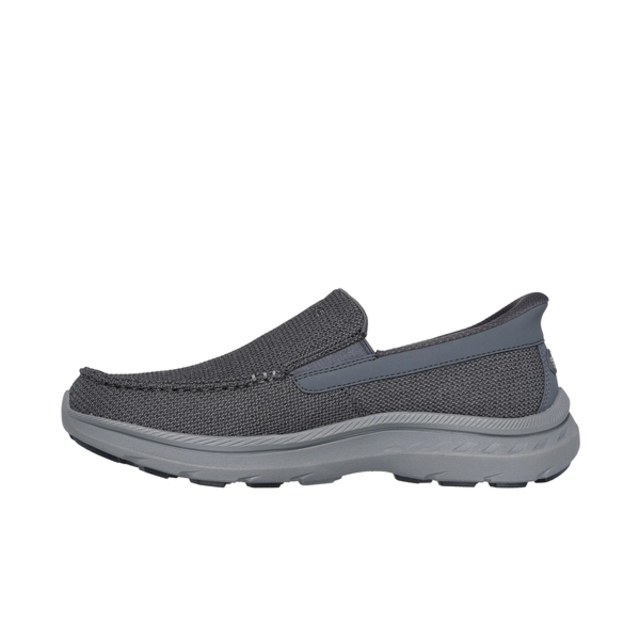SKECHERS 斯凱奇 Skechers Pollard [205451GRY] 男 健走 步行鞋 透氣 舒適 灰