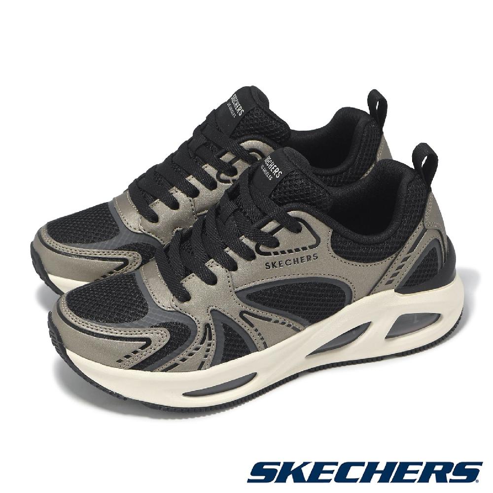 SKECHERS 斯凱奇 休閒鞋 UNO EGO-Illustris Air 女鞋 棕 黑 氣墊 緩震 177474GUBK
