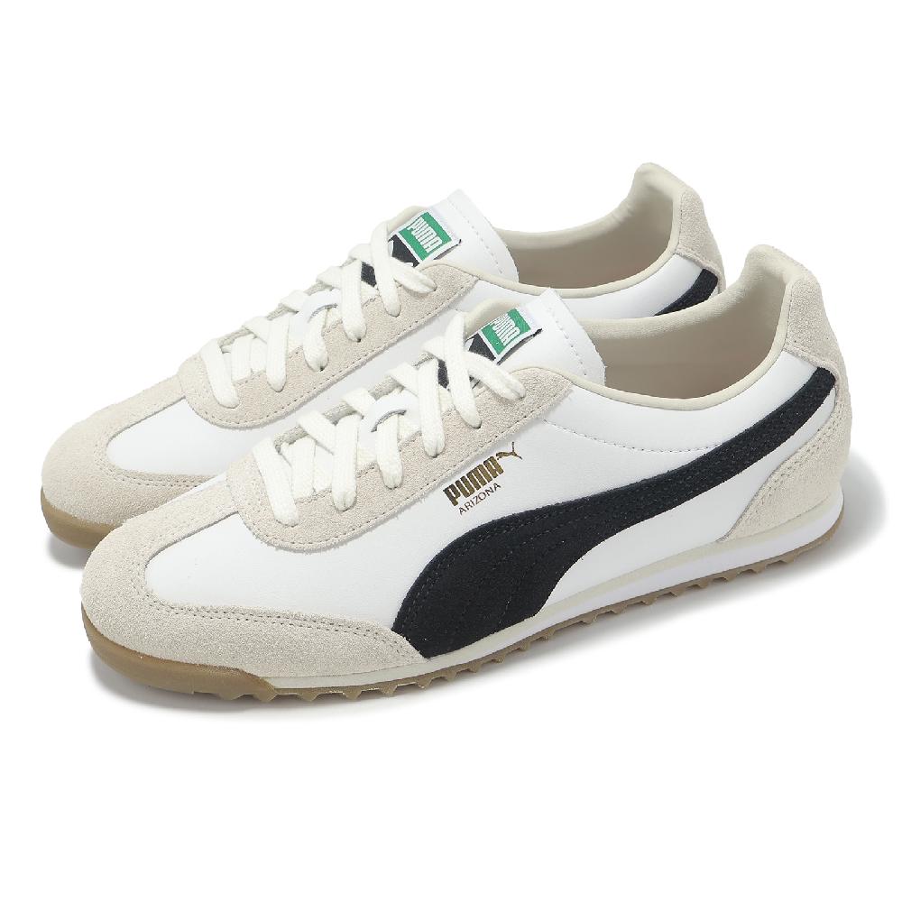 PUMA 彪馬 休閒鞋 Arizona Retro 男鞋 女鞋 白 黑 膠底 麂皮 復古 40235302