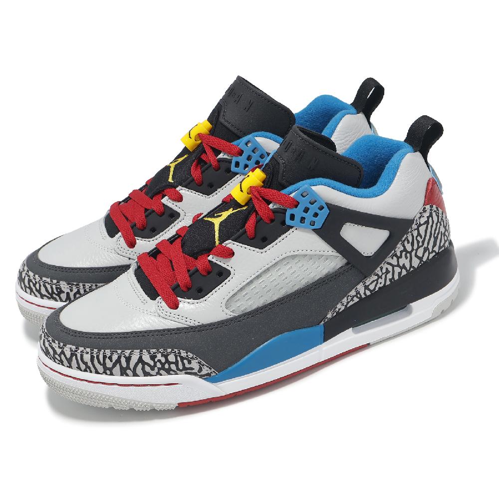 NIKE 耐吉 休閒鞋 Jordan Spizike Low SE 男鞋 灰 藍 爆裂紋 IM7425-004