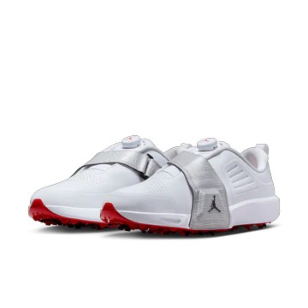 NIKE 耐吉 Air Jordan Air Rev White 白紅 高爾夫正式鞋 釘鞋 塑膠釘 FV6338-100