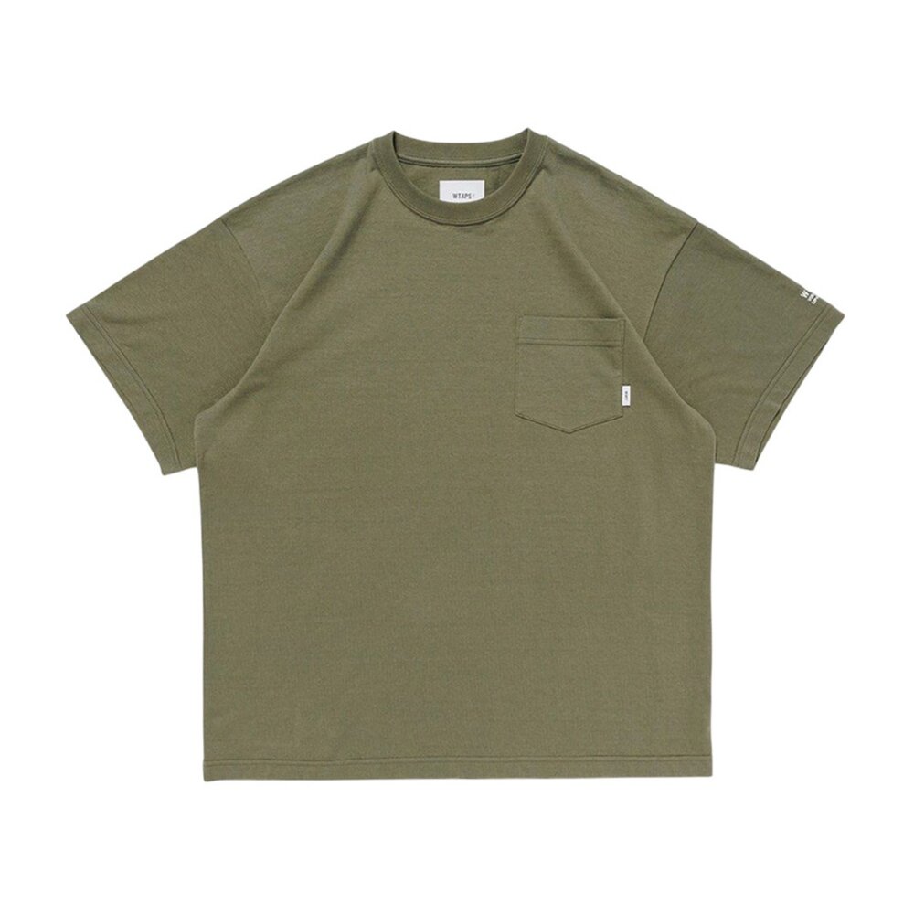Wtaps Muddy 01 / Ss / Cotton 軍綠色 短袖 小口袋 251ATDT-CSM32