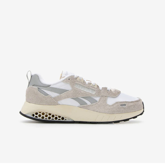 Reebok Reebok CL Leather Hexalite [100032781] 男 休閒鞋 運動 反光 蜂巢 緩震 灰白