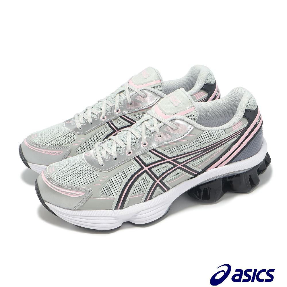 Asics 亞瑟士 休閒鞋 GEL-Kinetic Fluent 男鞋 灰 粉紅 復古跑鞋 亞瑟膠 亞瑟士 1203A591023