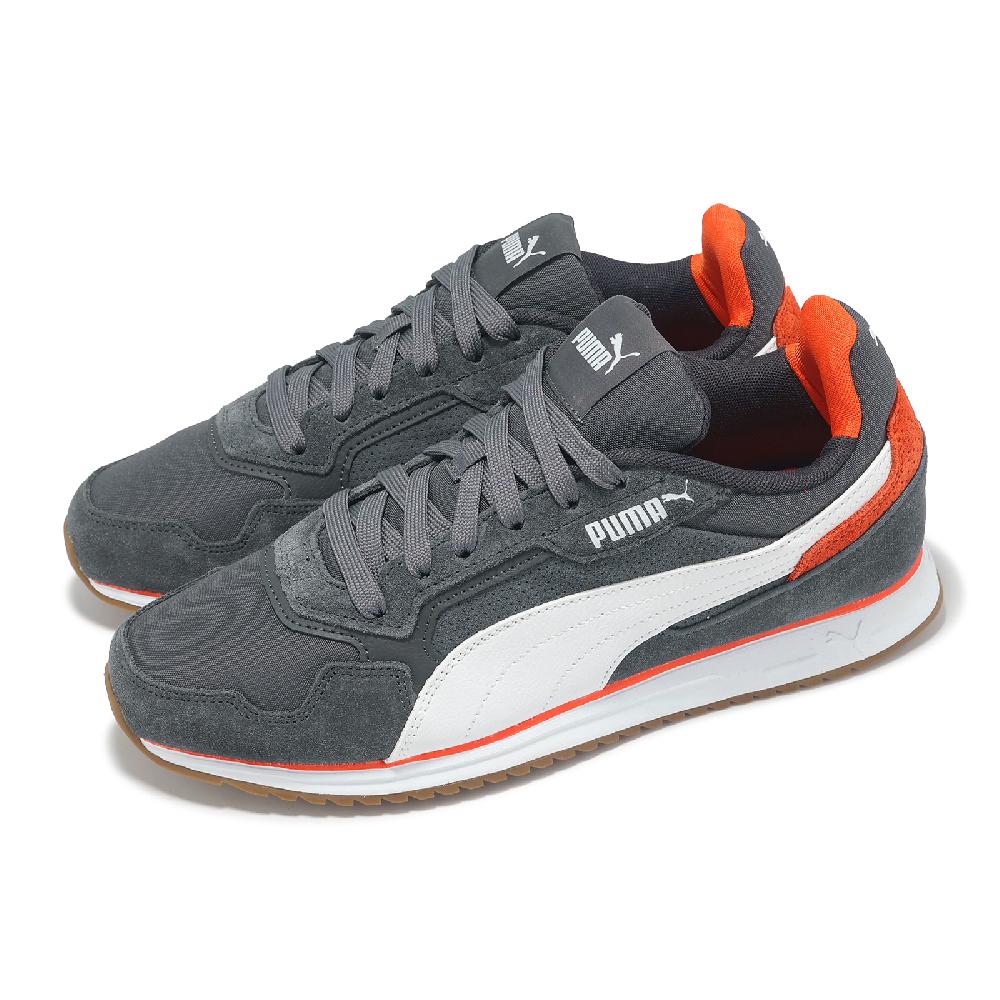 PUMA 彪馬 休閒鞋 Softride ST Miler SD 男鞋 女鞋 灰 白 復古 麂皮 拼接 情侶鞋 40266704