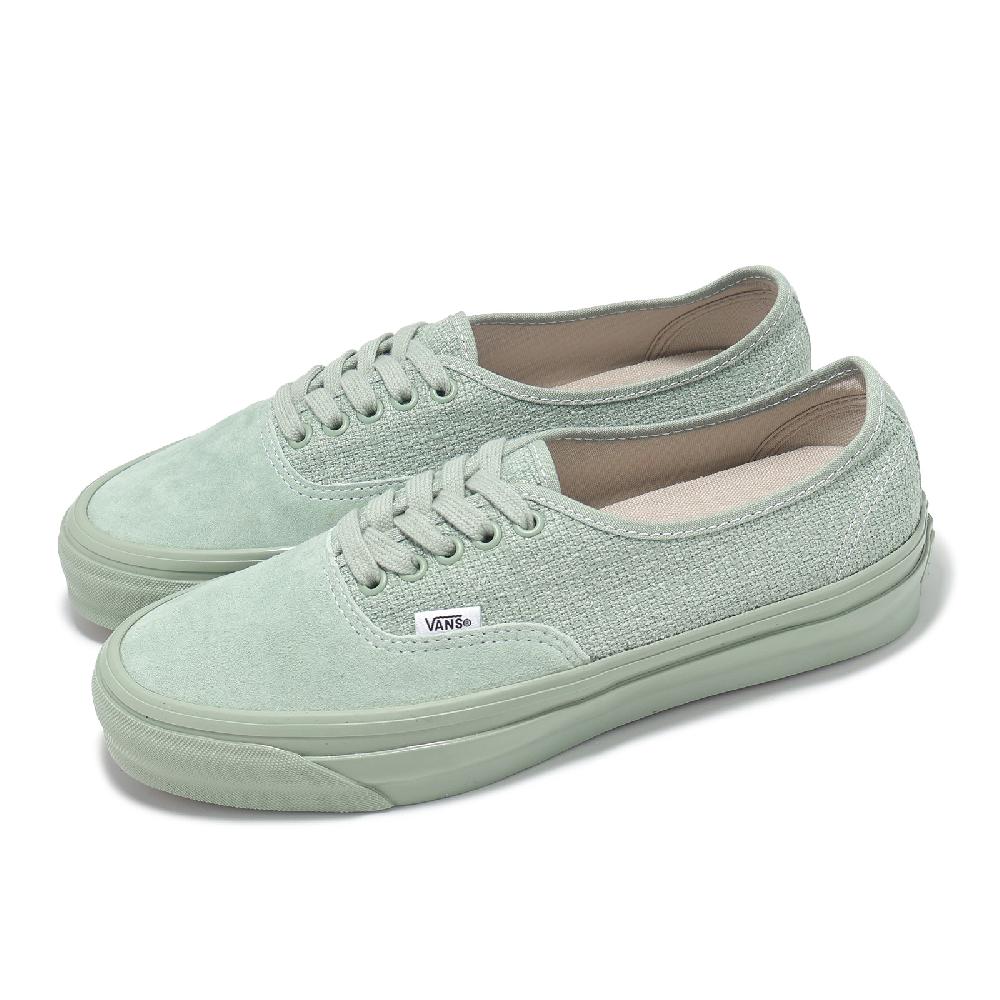 VANS 休閒鞋 Lx Authentic 44 男鞋 女鞋 綠 白 Premium 麂皮 板鞋 VN000DB8EMW