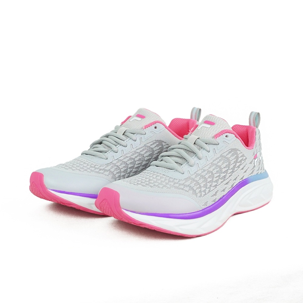 FILA 慢跑鞋 SUPERSTRIDE 灰粉 運動鞋 女 5J330X411