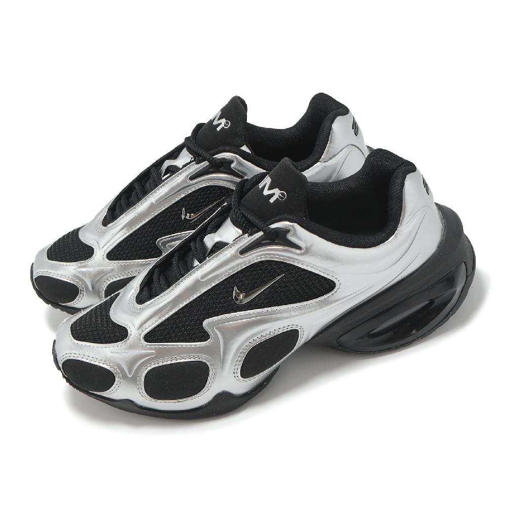 NIKE 耐吉 休閒鞋 Wmns Air Max Muse 女鞋 男鞋 黑 銀 氣墊 厚底 增高 FV1920-001