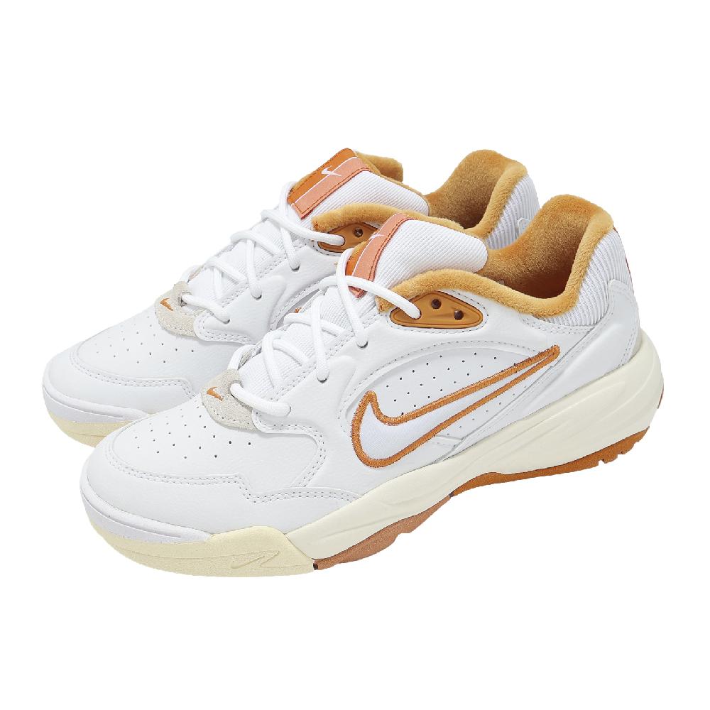 NIKE 耐吉 休閒鞋 Wmns A.C.E. 女鞋 白 橘 復古 老爹鞋 刺繡 FV2485-107