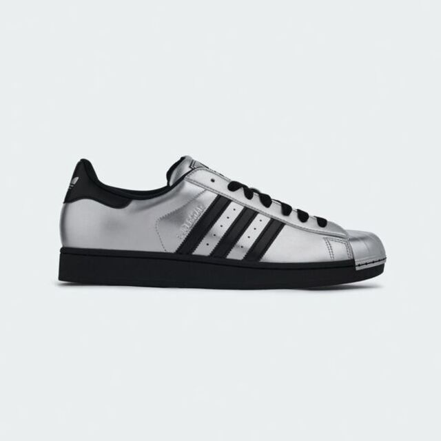 adidas 愛迪達 Adidas 愛迪達 Superstar II KI9988 男女 運動休閒鞋 貝殼鞋 舒適 銀 黑