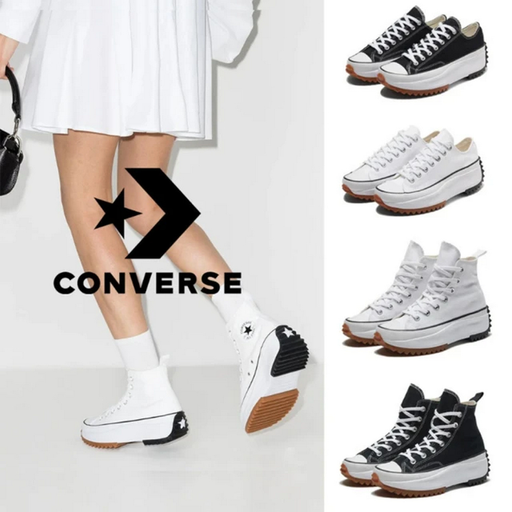 CONVERSE 匡威 RUN STAR HIKE HI/OX 高筒 低筒 厚底 帆布鞋 男鞋 女鞋 休閒鞋