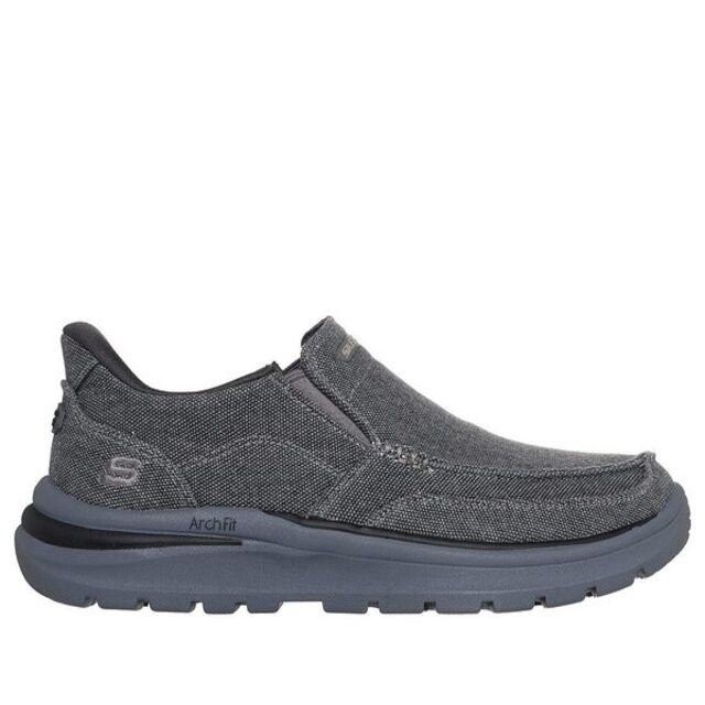 SKECHERS 斯凱奇 Skechers 思克威爾 Arch Fit Superior [205490CHAR] 男 運動休閒鞋 舒適 灰