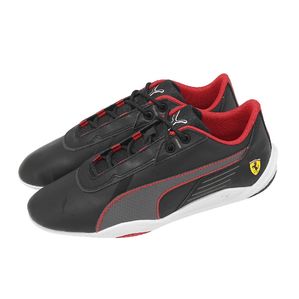 PUMA 彪馬 賽車鞋 Ferrari R-Cat Machina 男鞋 黑 紅 皮革 法拉利 休閒鞋 307893-01