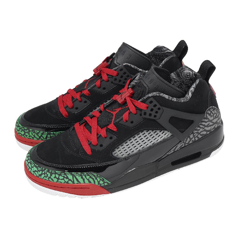 NIKE 耐吉 休閒鞋 Jordan Spizike Low 男鞋 黑 紅 喬丹 爆裂紋 FQ1759-060