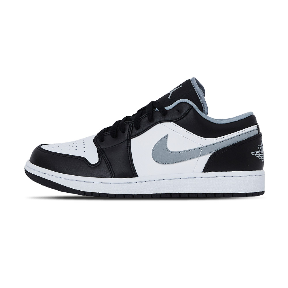 NIKE 耐吉 AIR JORDAN 1 LOW 運動鞋 休閒鞋 男鞋 黑 白 灰 影子 AJ1 喬丹-553558040