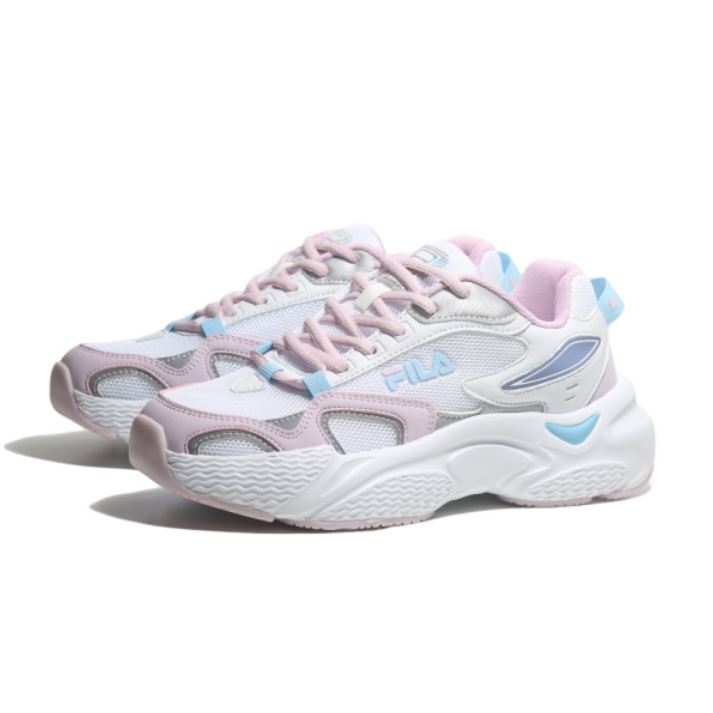 Fila FILA 休閒鞋 HEARTS 白粉藍 愛心 情人節 老爹鞋 女 5J919Y153