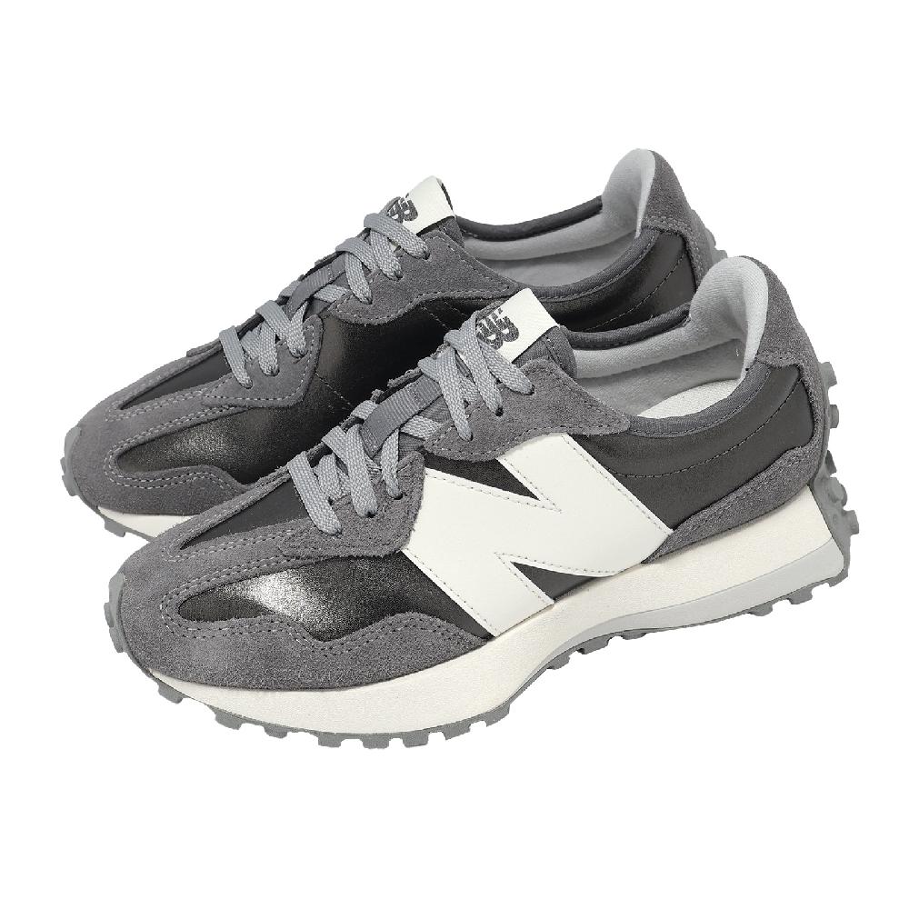 New Balance 紐巴倫 休閒鞋 327 女鞋 灰 白 復古 麂皮 大N 紐巴倫 WS327GLB-B