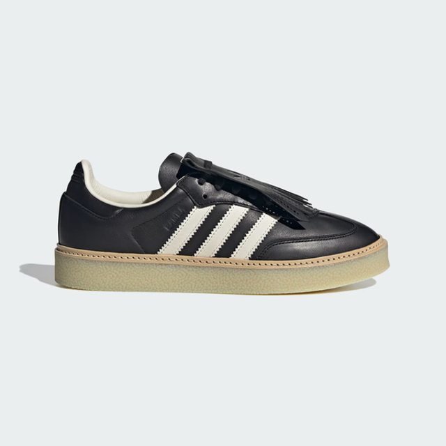 adidas 愛迪達 Adidas 愛迪達 Samba Lux [JR0904] 男 運動休閒鞋 流蘇 皮革 穿搭 黑棕