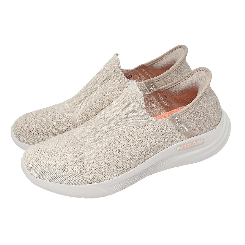 SKECHERS 斯凱奇 健走鞋 Relaxed Fit Sport Slip-Ins 女鞋 米白 套入 150354NAT