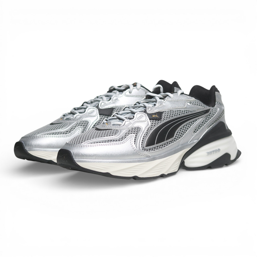 PUMA 彪馬 PUMA 休閒鞋 FADE NITRO LS 銀白 運動鞋 男女 40620304