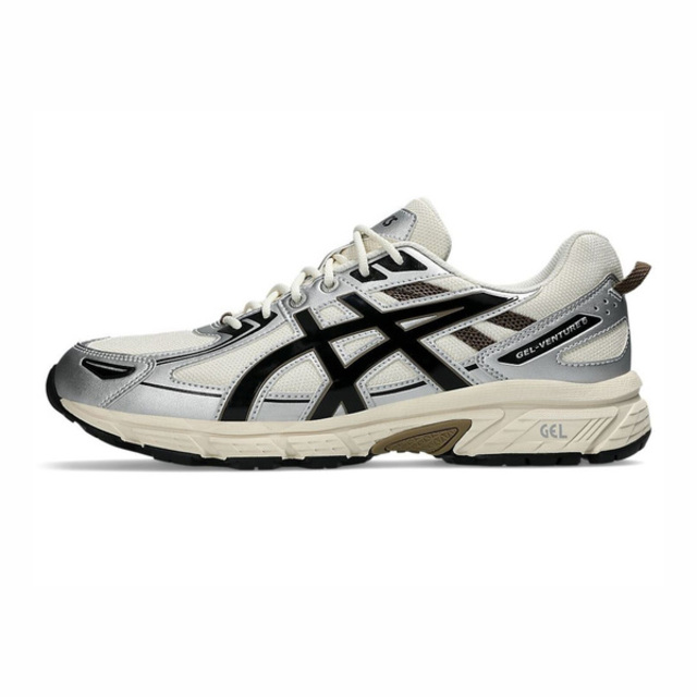 Asics 亞瑟士 Asics 亞瑟士 GEL-Venture 6 [1203A631-100] 男女 運動休閒鞋 舒適 米銀 棕