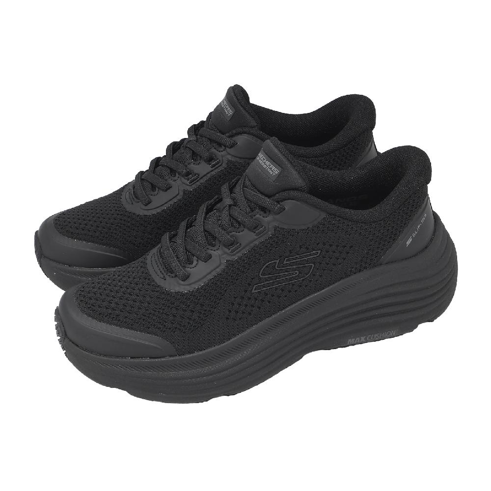 SKECHERS 斯凱奇 工作鞋 Max Cushioning Endeavour SR Slip-Ins 女鞋 黑 灰 止滑 耐油 108365BLK