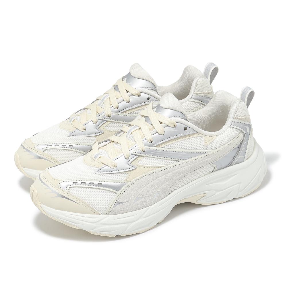 PUMA 彪馬 休閒鞋 Morphic Retro 男鞋 女鞋 銀 米白 拼接 復古 老爹鞋 情侶鞋 395920-06