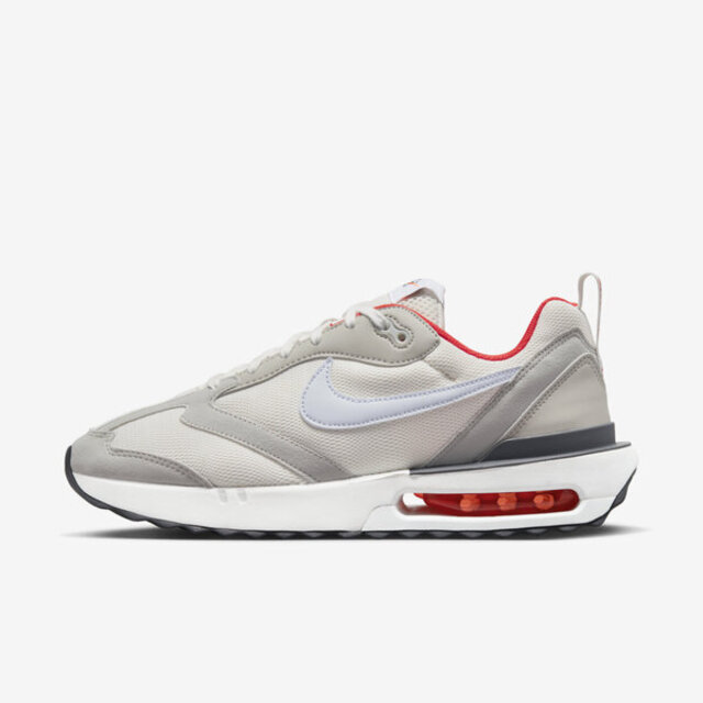 NIKE 耐吉 Nike Air Max Dawn DQ3991-003 男 休閒鞋 運動 復古 氣墊 緩震 麂皮 穿搭 米灰 橘紅