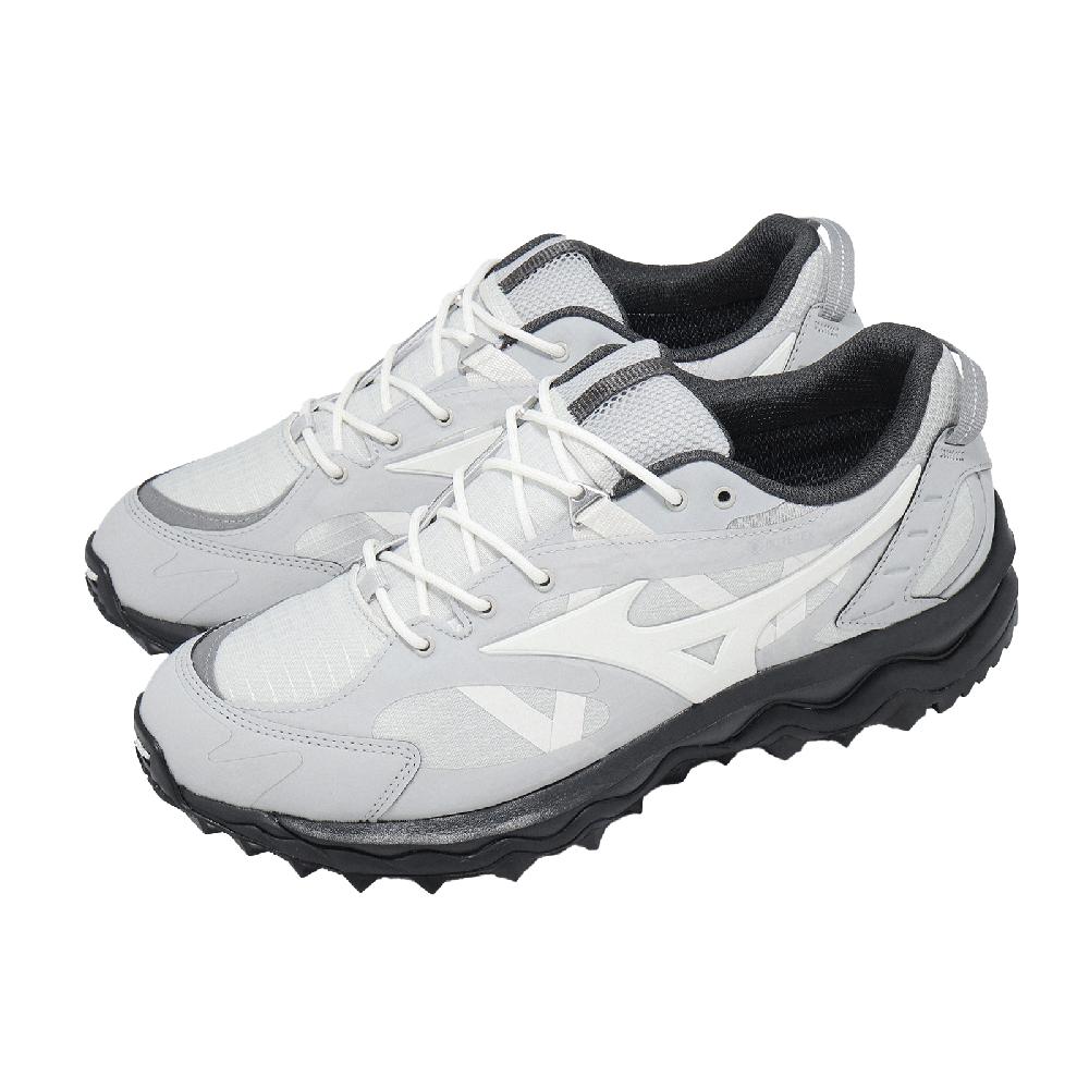 MIZUNO 美津濃 休閒鞋 Wave Mujin TL GTX 男女鞋 灰 白 防水 越野 戶外 D1GA2373-10