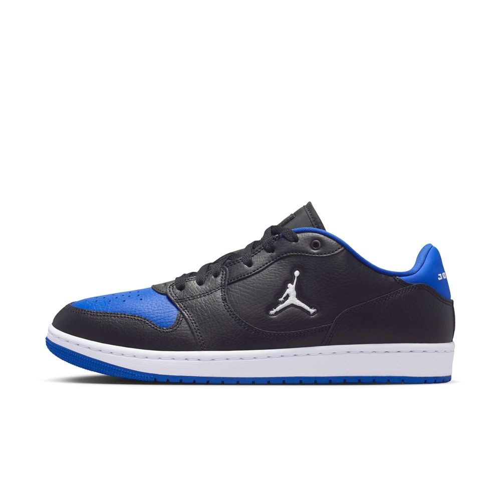 NIKE 耐吉 NIKE 休閒鞋 JORDAN Court Connect Low 黑藍色 皮革 男 IQ5698-002