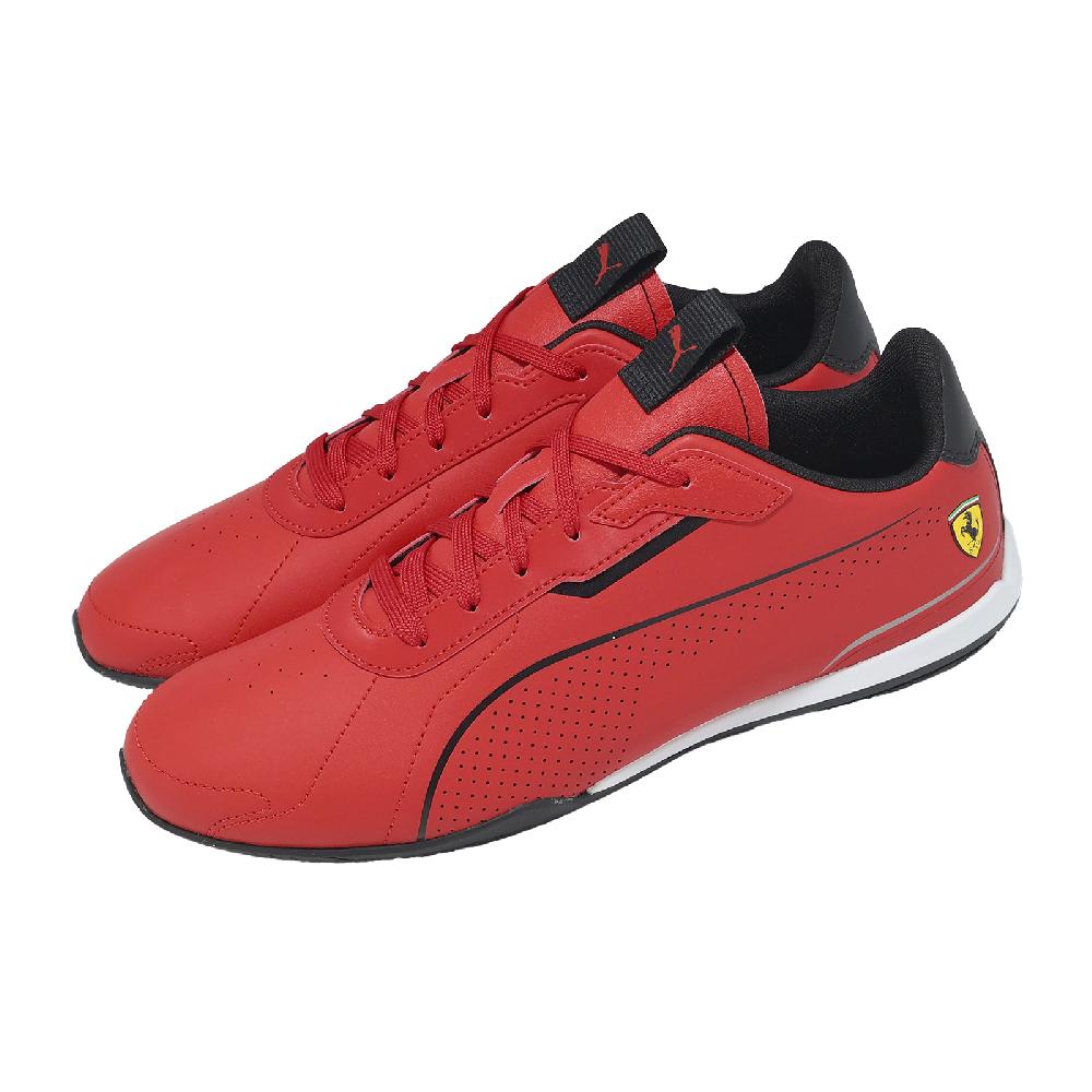 PUMA 彪馬賽車鞋Ferrari Neo Cat 3.0 男鞋黑紅法拉利皮革休閒鞋308645