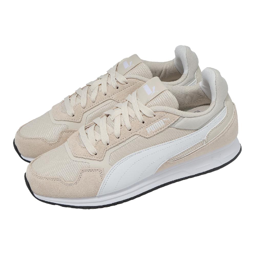 PUMA 彪馬 休閒鞋 Softride ST Miler 男鞋 女鞋 米 白 麂皮 拼接 402635-09