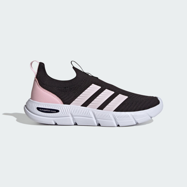 adidas 愛迪達 Adidas 愛迪達 Cloudfoam Flex - Sock [JS4871] 女 運動休閒鞋 寬楦 舒適 黑 粉紅