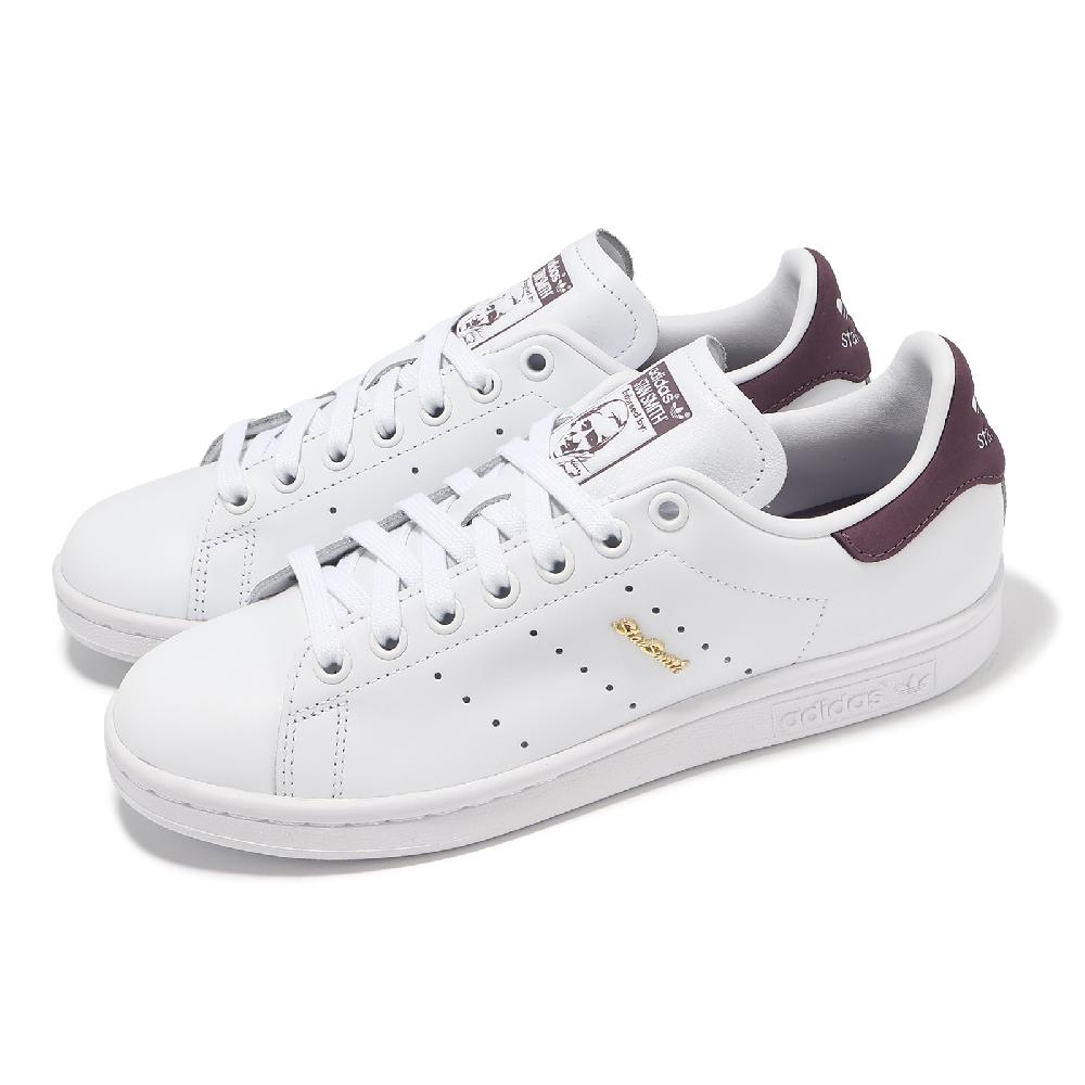 adidas 愛迪達 休閒鞋 Stan Smith W 女鞋 白 紫 史密斯 低筒 三葉草 IF6994