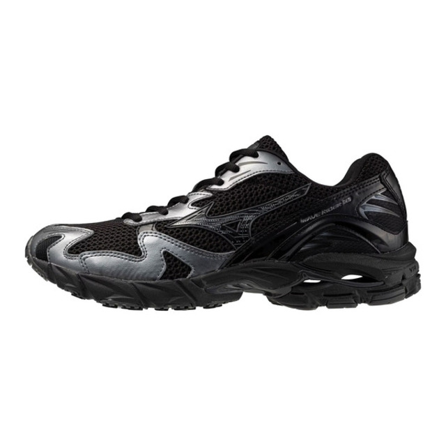 MIZUNO 美津濃 Mizuno 美津濃 Wave Rider 10 D1GA261601 男女 運動休閒鞋 舒適 黑