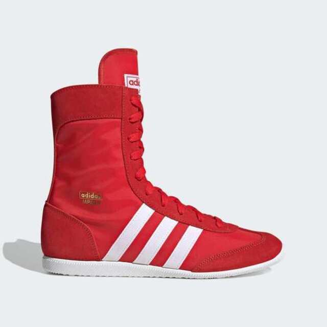 adidas 愛迪達 Adidas 愛迪達 Japan H [JR8121] 女 運動休閒鞋 舒適 紅白 中高筒 皮革 復古 柔軟