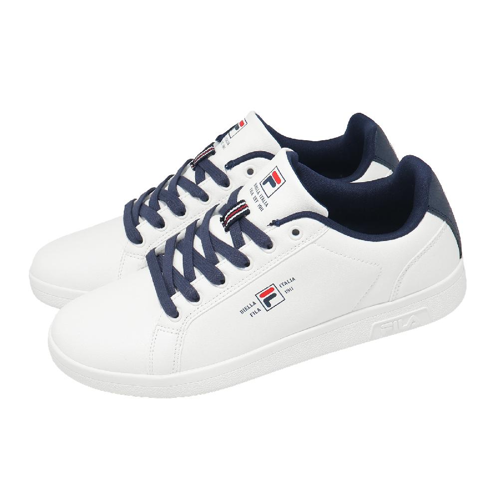 Fila 休閒鞋 Bianco 男鞋 白 海軍藍 小白鞋 百搭 1C336A133