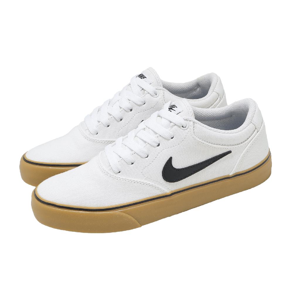 NIKE 耐吉 休閒鞋 SB Chron 2 CNVS 男鞋 女鞋 白 黑 膠底 滑板鞋 DM3494-101