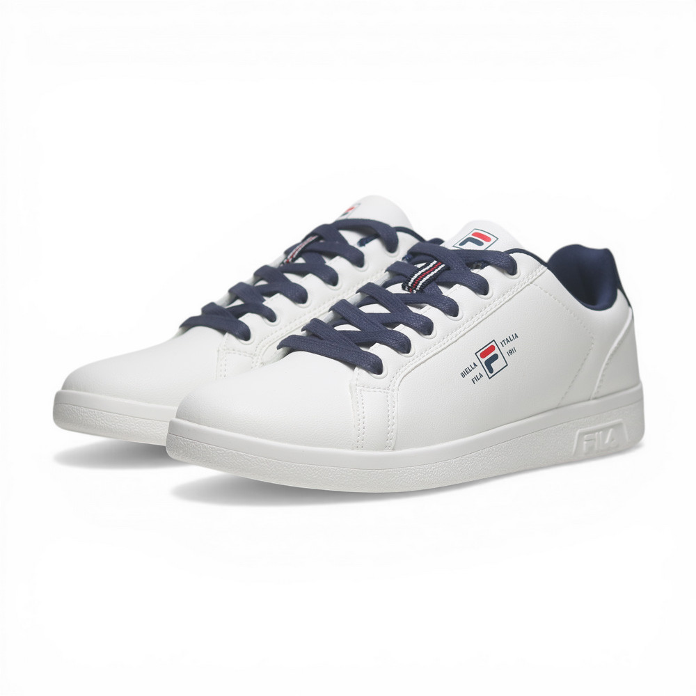 Fila FILA 休閒鞋 BIANCO 白藍 皮革 小白鞋 男 1C336A133