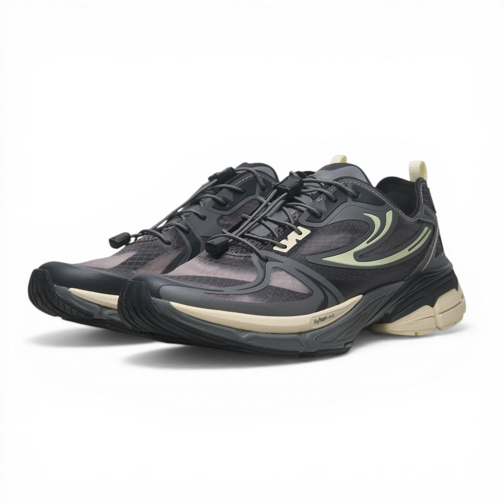 Fila FILA 慢跑鞋 INTERUN V2 LITE 深灰米白 復古 運動鞋 女 4J032A001