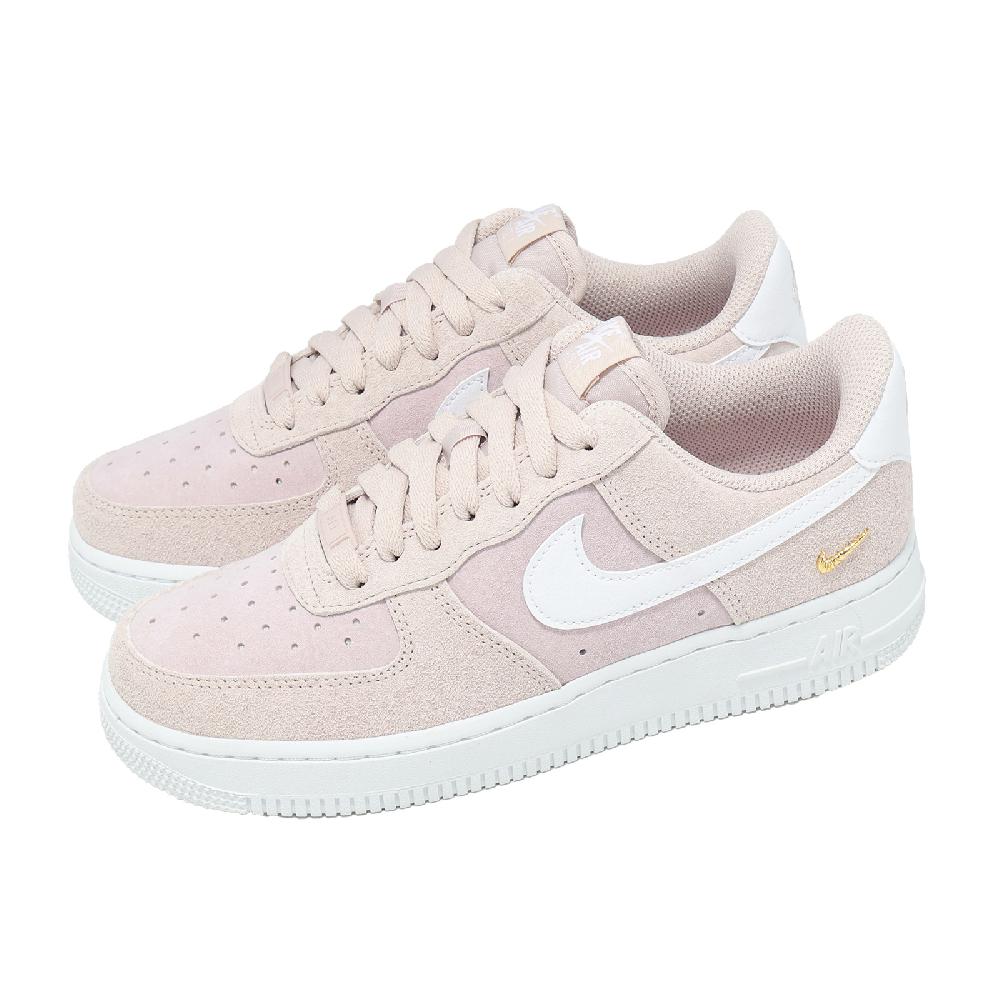 NIKE 耐吉 休閒鞋 W Air Force 1 07 SE 女鞋 粉紅 白 小金勾 AF1 IQ9964-600